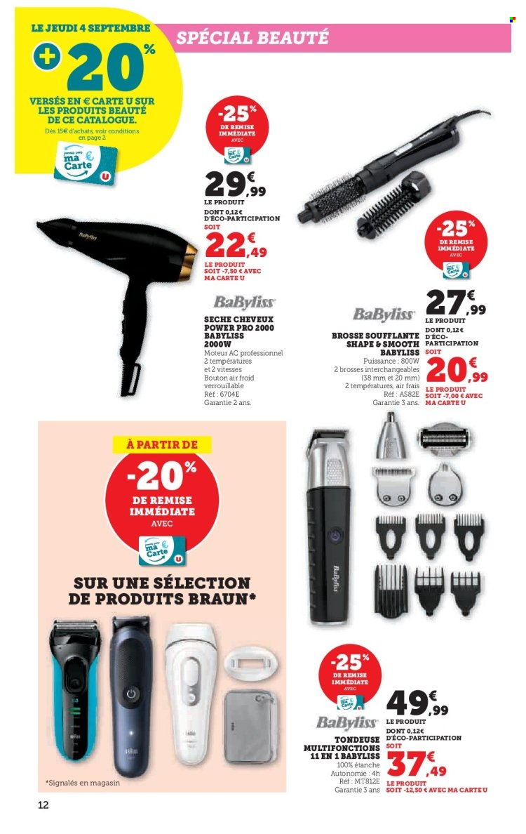 Catalogue SUPER U - 02/09/2025 - 14/09/2025. Page 12