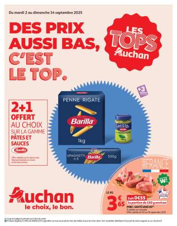 Catalogue Auchan - 02/09/2025 - 14/09/2025.