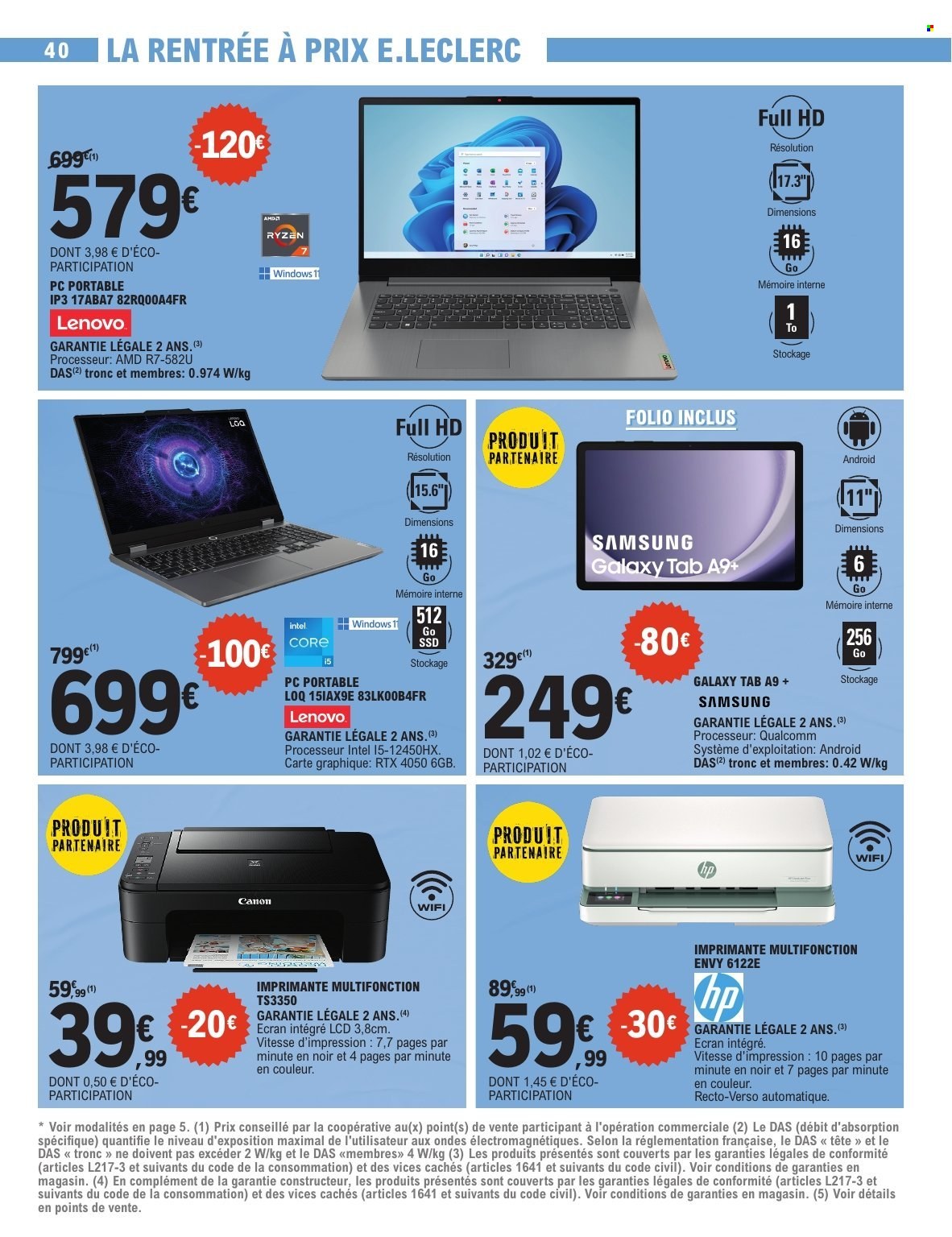 Catalogue E.Leclerc - 02/09/2025 - 13/09/2025. Page 40
