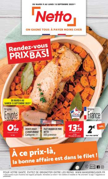 Catalogue Netto - 09/09/2025 - 15/09/2025.
