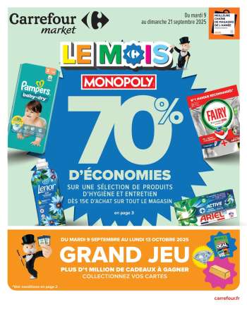 Catalogue Carrefour Market - 09/09/2025 - 21/09/2025.