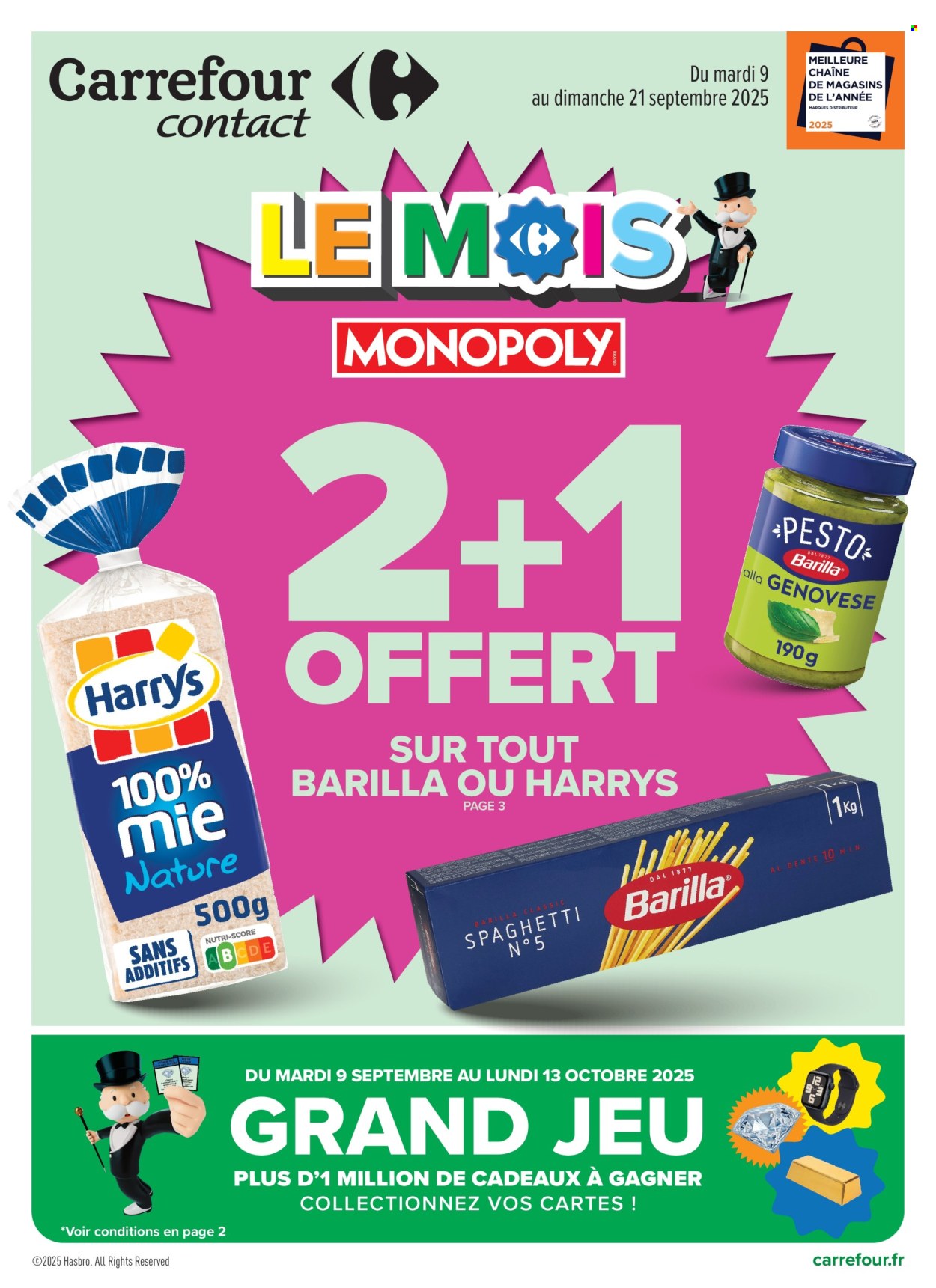 Catalogue Carrefour Contact - 09/09/2025 - 21/09/2025. Page 1
