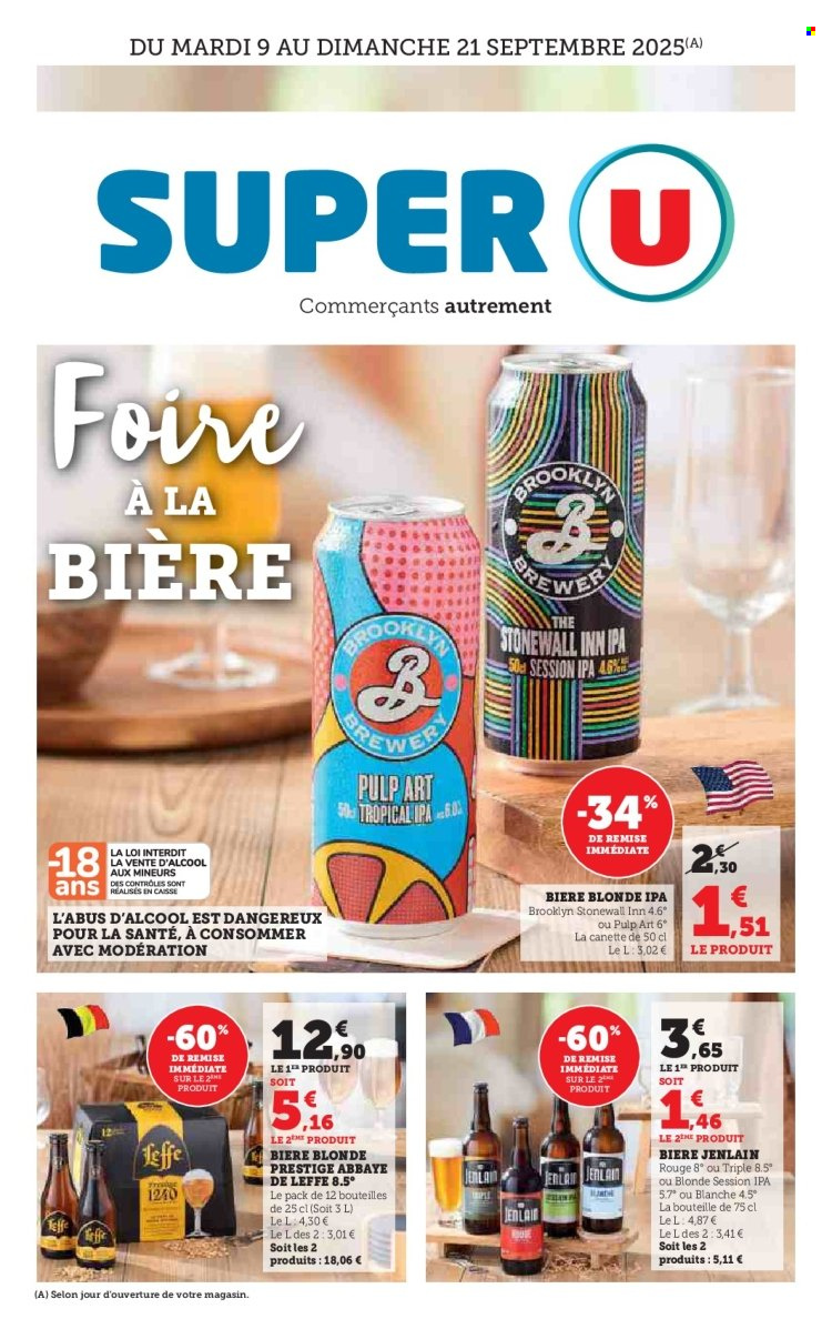 Catalogue SUPER U - 09/09/2025 - 21/09/2025. Page 1