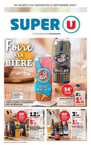 Catalogue SUPER U - 09/09/2025 - 21/09/2025.