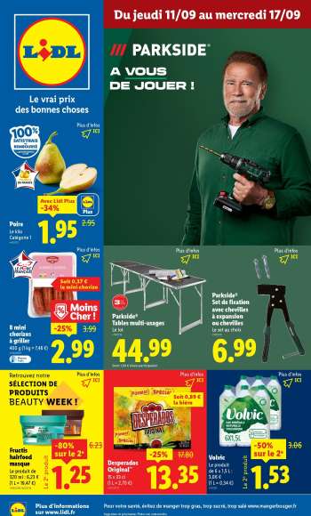 Catalogue Lidl - 11/09/2025 - 17/09/2025.