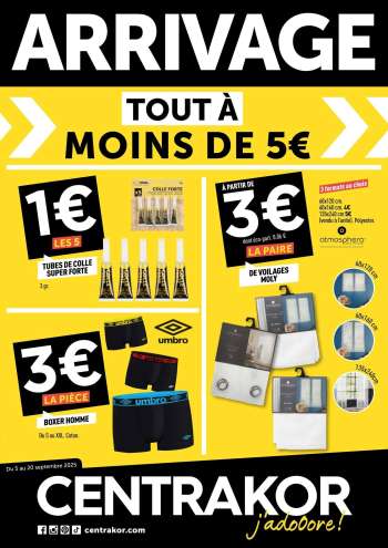 Catalogue Centrakor - 05/09/2025 - 20/09/2025.