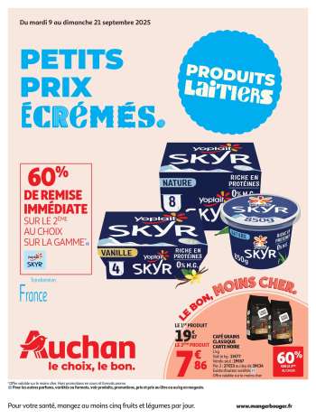 Catalogue Auchan - 09/09/2025 - 21/09/2025.