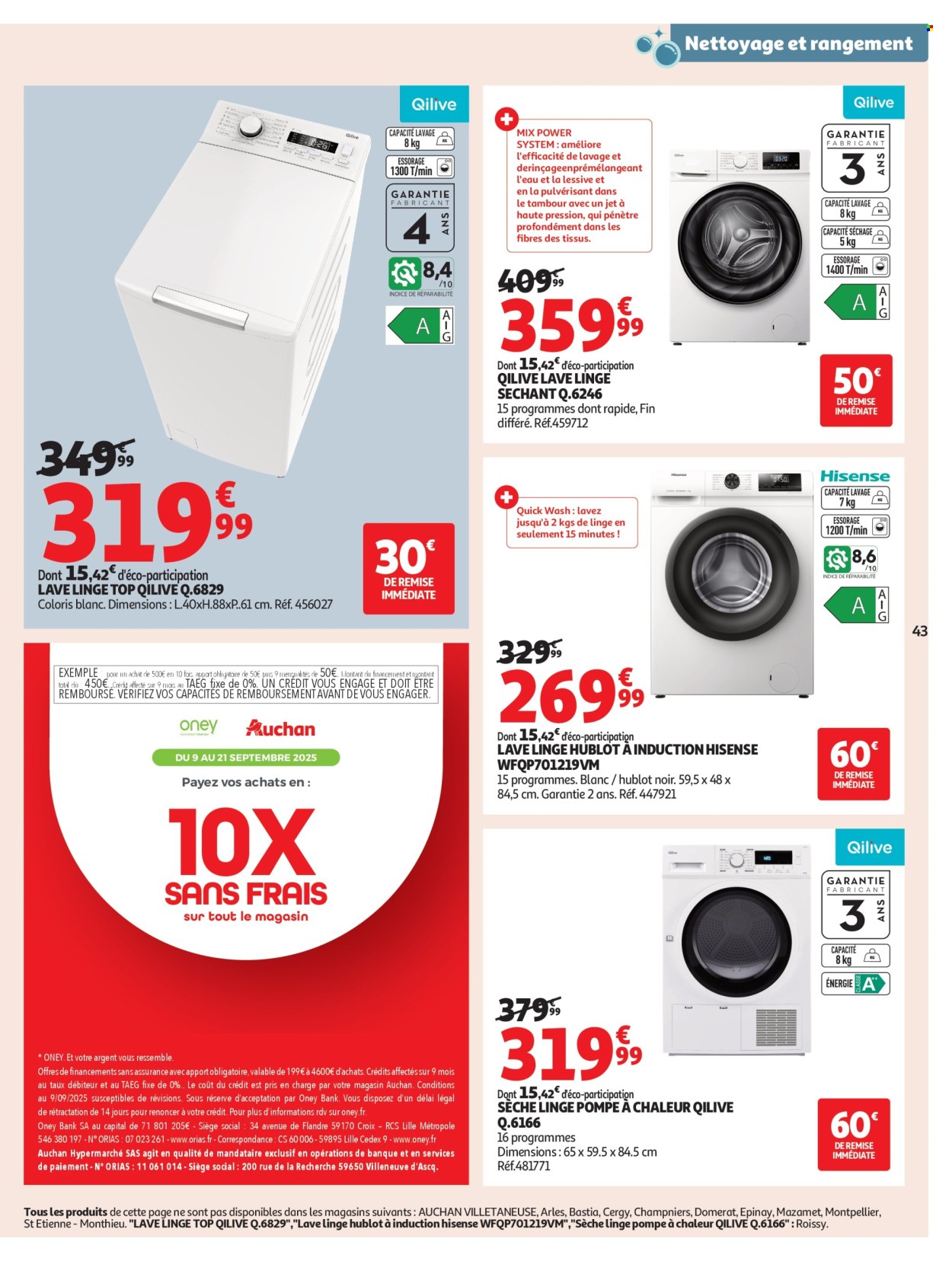 Catalogue Auchan - 09/09/2025 - 21/09/2025. Page 43