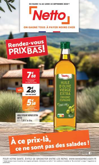 Catalogue Netto - 16/09/2025 - 22/09/2025.
