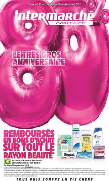 Catalogue Intermarché Contact - 16/09/2025 - 28/09/2025.