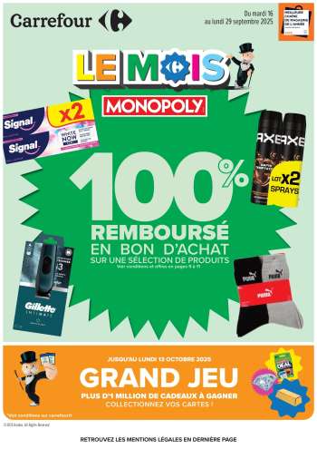 Catalogue Carrefour Hypermarchés - 16/09/2025 - 29/09/2025.