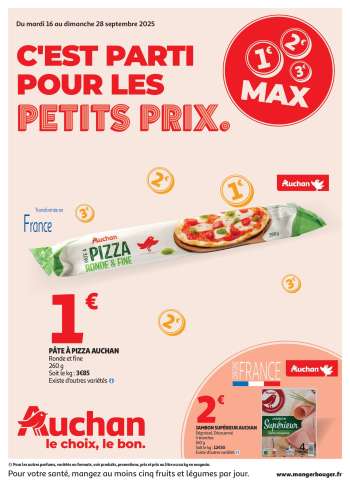 Catalogue Auchan - 16/09/2025 - 28/09/2025.