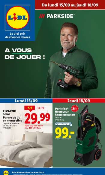 Catalogue Lidl - 15/09/2025 - 18/09/2025.