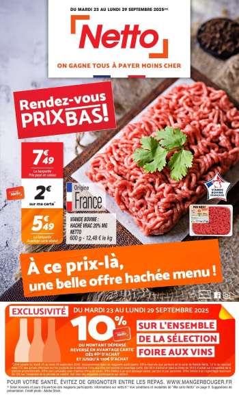 Catalogue Netto - 23/09/2025 - 29/09/2025.