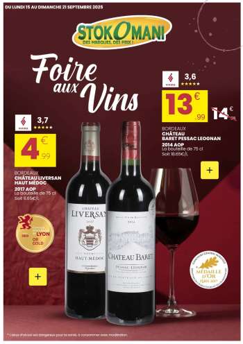 Catalogue Stokomani - 15/09/2025 - 21/09/2025.
