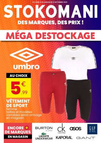 Catalogue Stokomani - 15/09/2025 - 21/09/2025.
