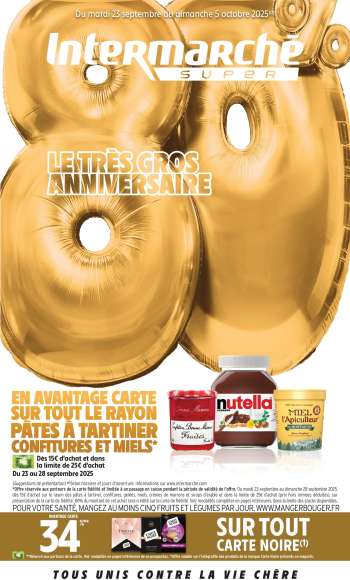 Catalogue Intermarché Super - 23/09/2025 - 05/10/2025.