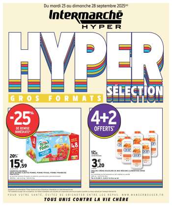 Catalogue Intermarché Hyper - 23/09/2025 - 28/09/2025.