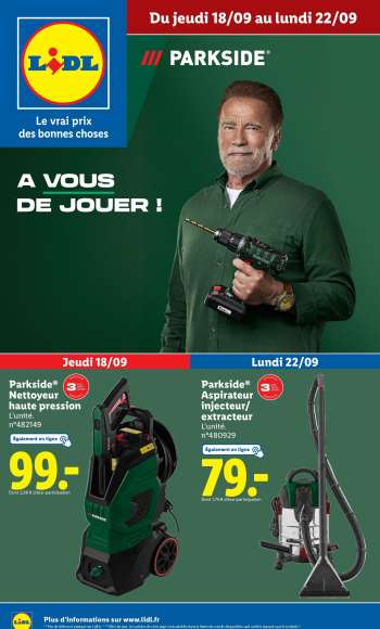 Catalogue Lidl - 18/09/2025 - 22/09/2025.