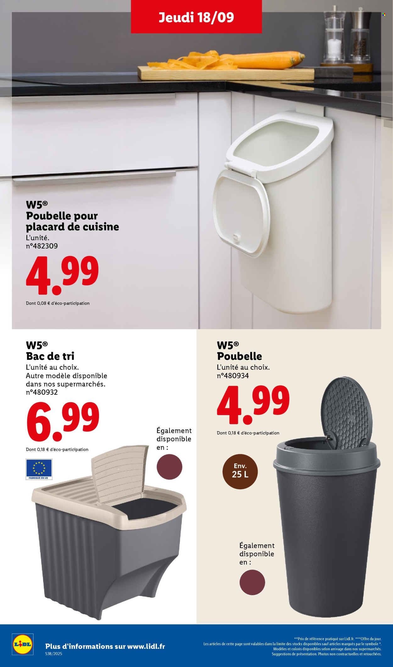 Catalogue Lidl - 18/09/2025 - 22/09/2025. Page 18