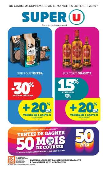Catalogue SUPER U - 23/09/2025 - 05/10/2025.