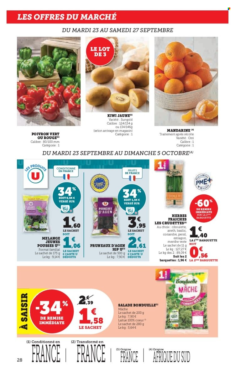 Catalogue SUPER U - 23/09/2025 - 05/10/2025. Page 28