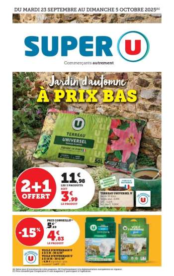 Catalogue SUPER U - 23/09/2025 - 05/10/2025.