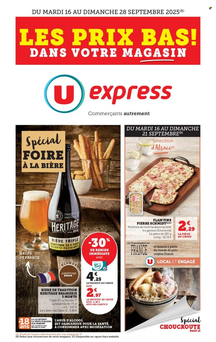 Catalogue U express - 16/09/2025 - 28/09/2025. Page 1