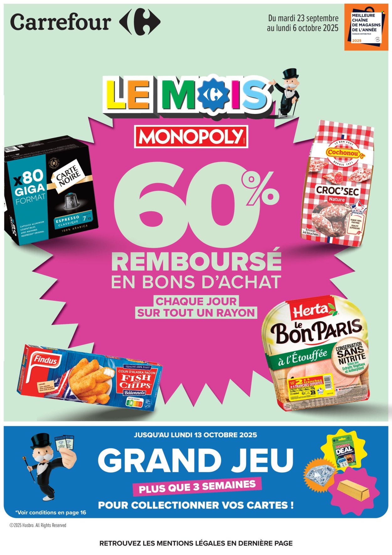 Catalogue Carrefour Hypermarchés - 23/09/2025 - 06/10/2025. Page 1