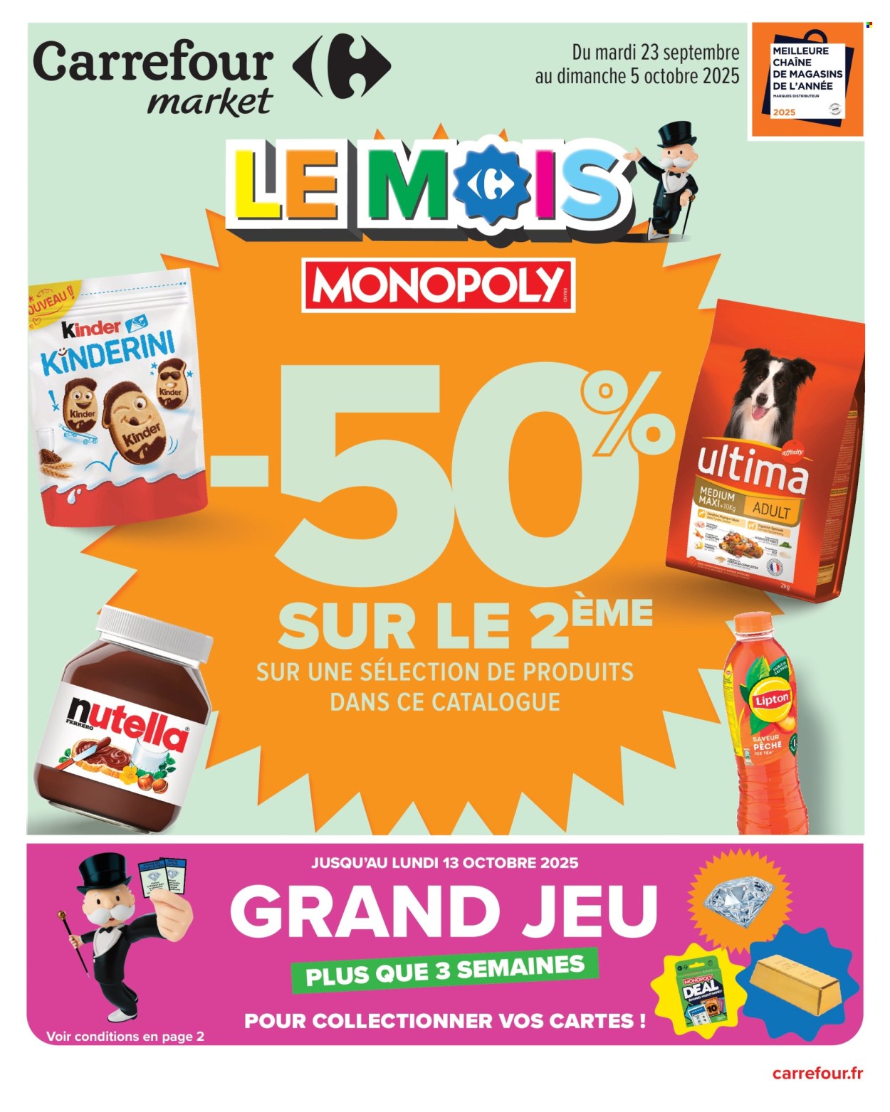 Catalogue Carrefour Market - 23/09/2025 - 05/10/2025. Page 1