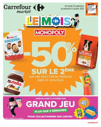 Catalogue Carrefour Market - 23/09/2025 - 05/10/2025.