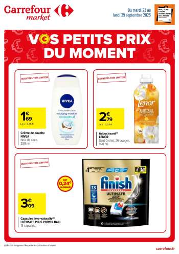 Catalogue Carrefour Market - 23/09/2025 - 29/09/2025.