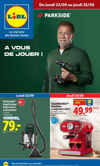 Catalogue Lidl - 22/09/2025 - 25/09/2025.