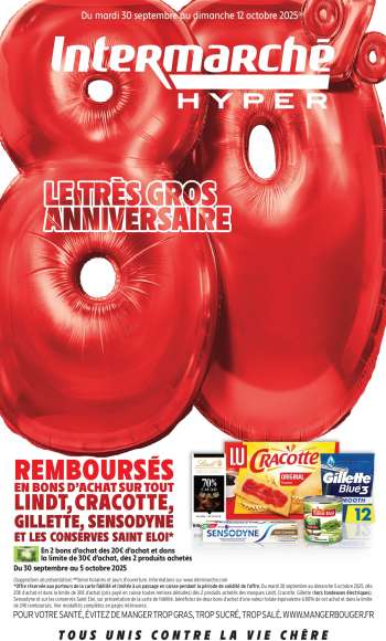 Catalogue Intermarché Hyper - 30/09/2025 - 12/10/2025.