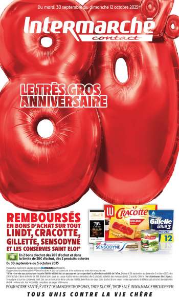 Catalogue Intermarché Contact - 30/09/2025 - 12/10/2025.