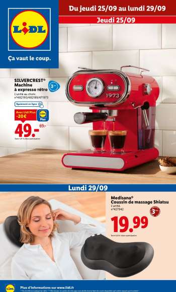 Catalogue Lidl - 25/09/2025 - 29/09/2025.