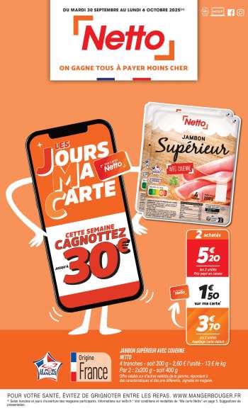 Catalogue Netto - 30/09/2025 - 06/10/2025.