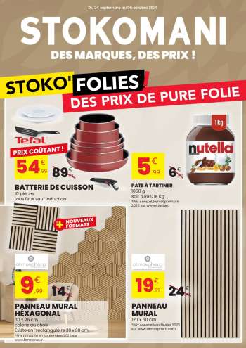 Catalogue Stokomani - 24/09/2025 - 05/10/2025.