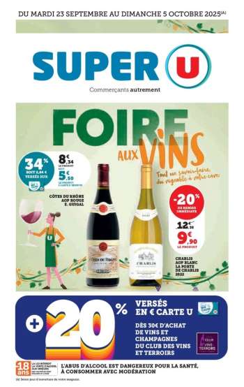 Catalogue SUPER U - 23/09/2025 - 05/10/2025.