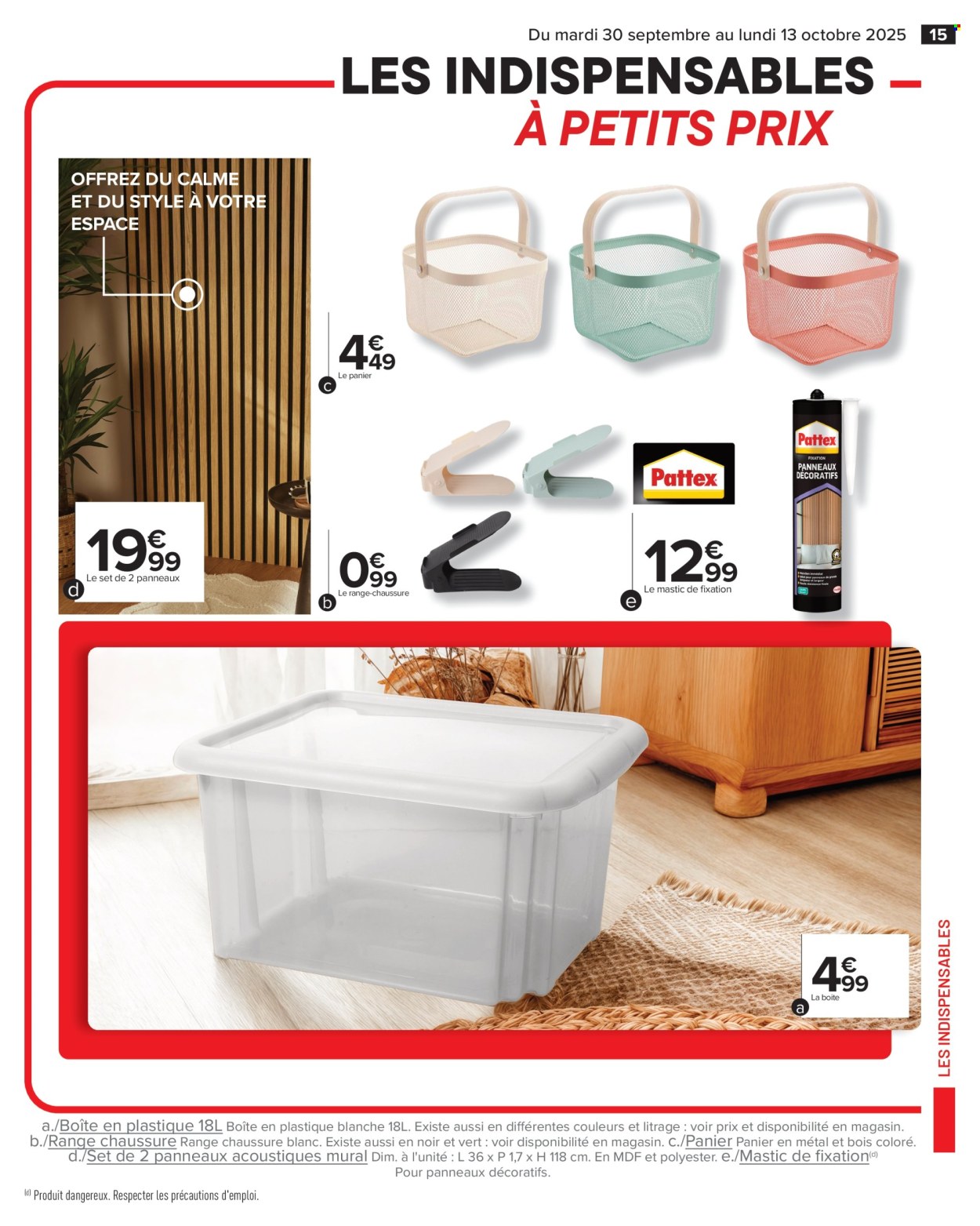 Catalogue Carrefour Hypermarchés - 30/09/2025 - 13/10/2025. Page 15