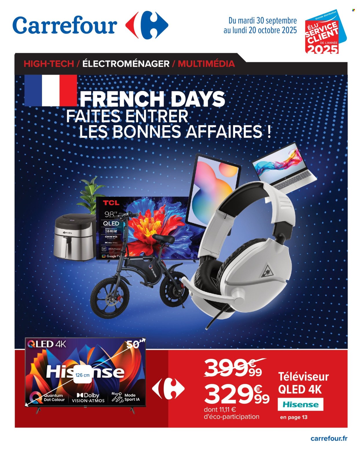 Catalogue Carrefour Hypermarchés - 30/09/2025 - 20/10/2025. Page 1