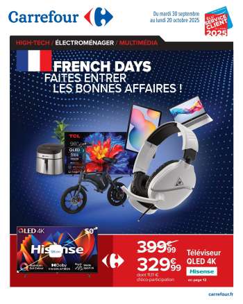 Catalogue Carrefour Hypermarchés - 30/09/2025 - 20/10/2025.