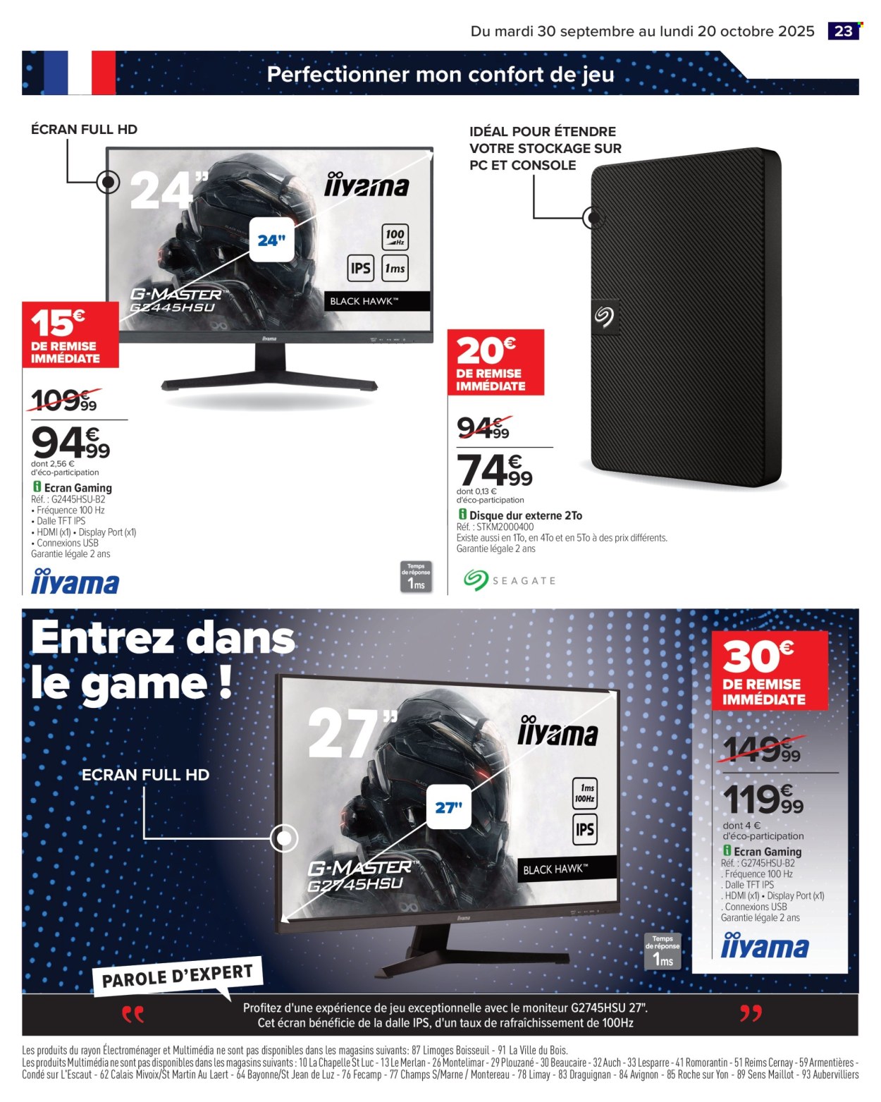 Catalogue Carrefour Hypermarchés - 30/09/2025 - 20/10/2025. Page 25