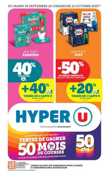 Catalogue HYPER U - 30/09/2025 - 12/10/2025.