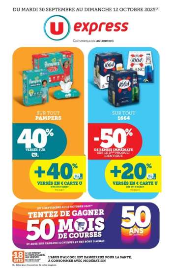 Catalogue U express - 30/09/2025 - 12/10/2025.