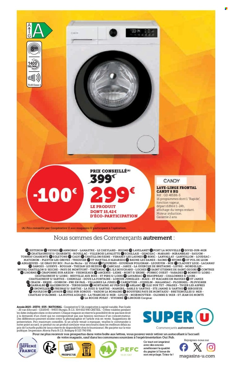 Catalogue SUPER U - 30/09/2025 - 12/10/2025. Page 16