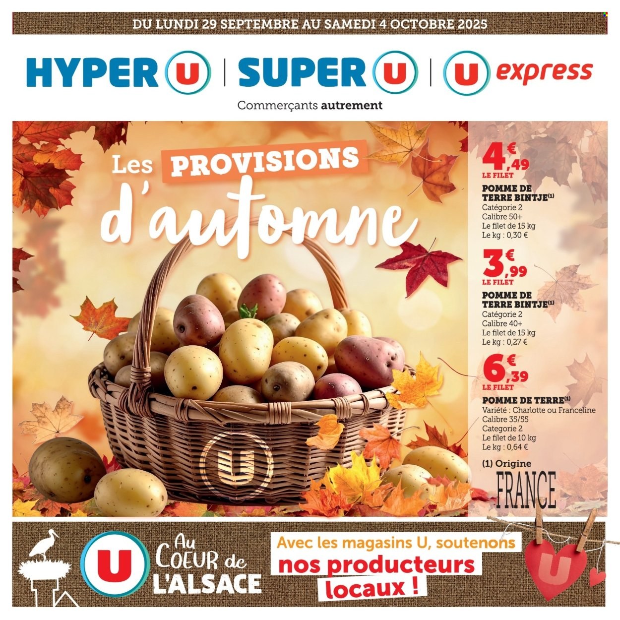 Catalogue Magasins U - 29/09/2025 - 04/10/2025. Page 1
