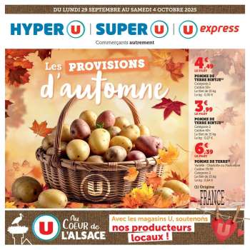 Catalogue Magasins U - 29/09/2025 - 04/10/2025.