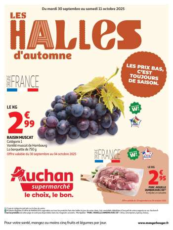 Catalogue Auchan - 30/09/2025 - 11/10/2025.