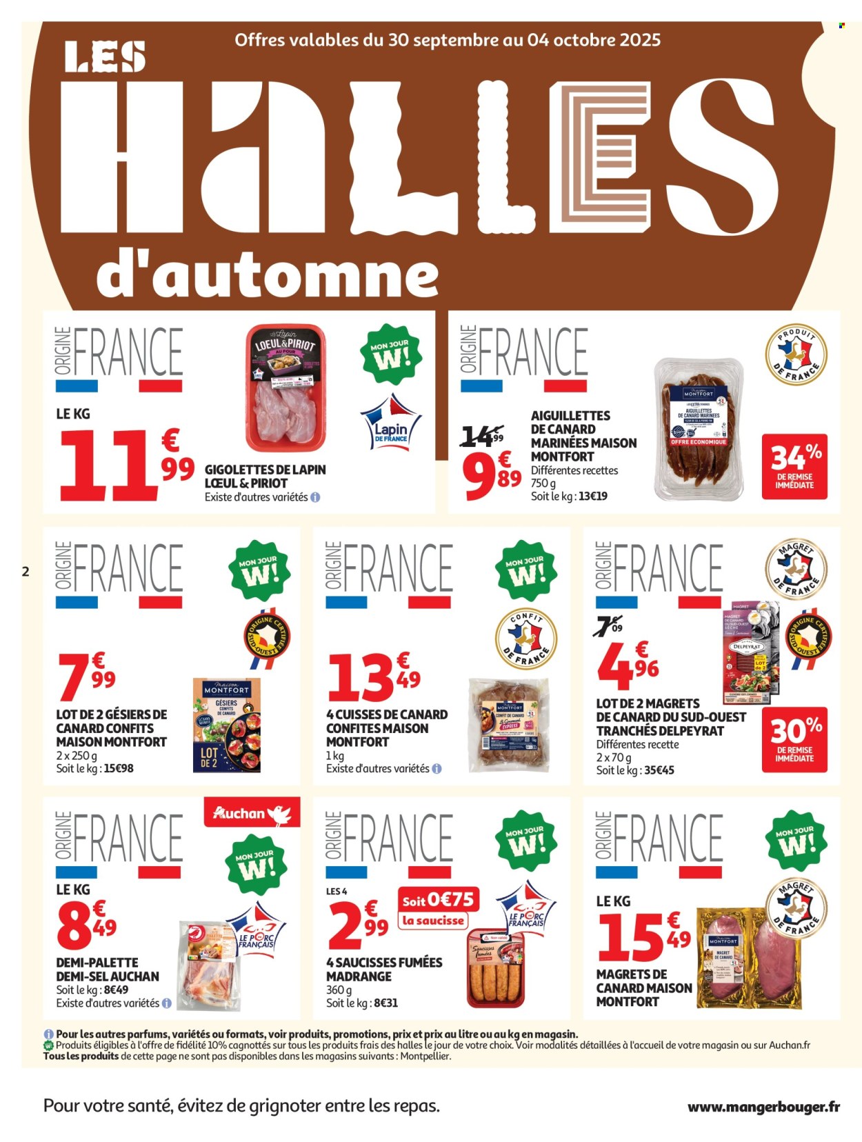 Catalogue Auchan - 30/09/2025 - 11/10/2025. Page 2